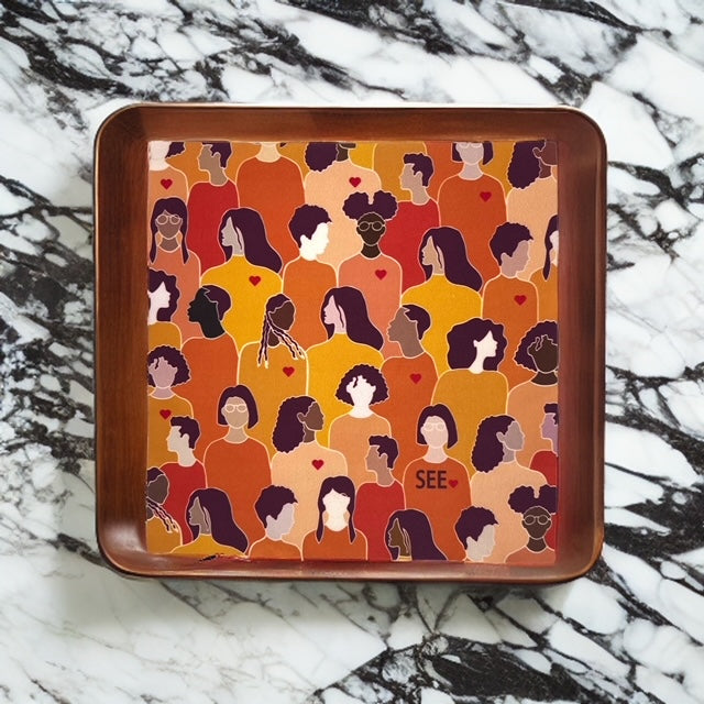 Premium Lens Cloth - The SeeHeart - Orange