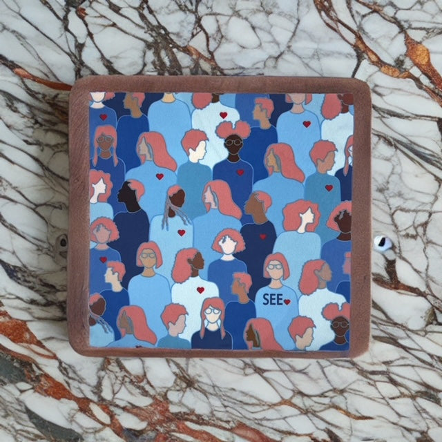 Premium Lens Cloth - The SeeHeart - Blue