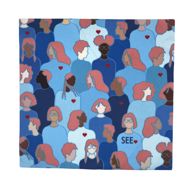 Premium Lens Cloth - The SeeHeart - Blue