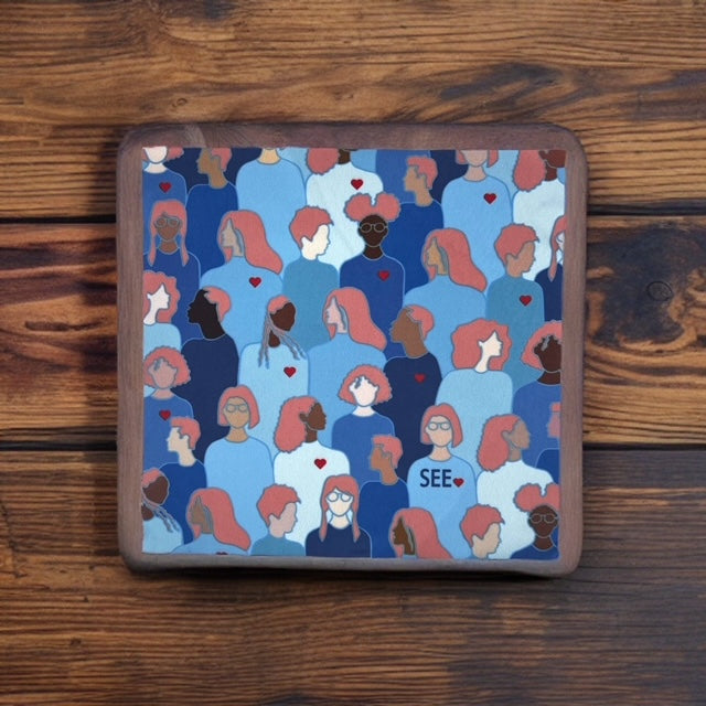 Premium Lens Cloth - The SeeHeart - Blue