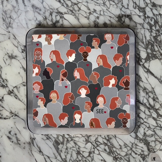 Premium Lens Cloth - The SeeHeart - Gray