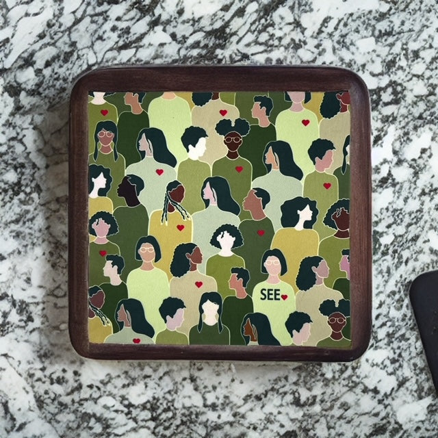 Premium Lens Cloth - The SeeHeart - Green