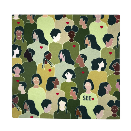 Premium Lens Cloth - The SeeHeart - Green
