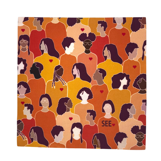 Premium Lens Cloth - The SeeHeart - Orange