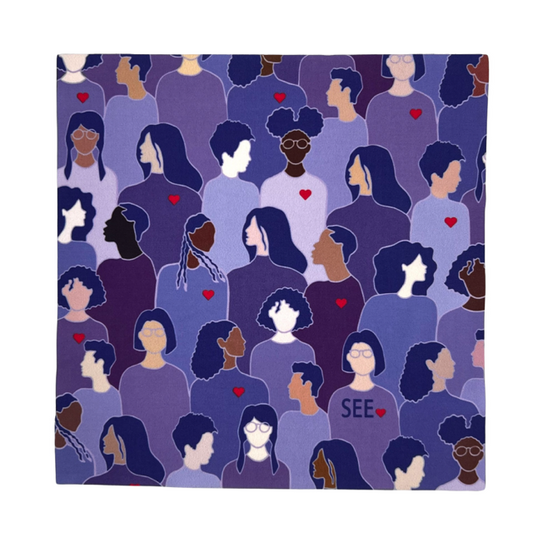 Premium Lens Cloth - The SeeHeart - Purple