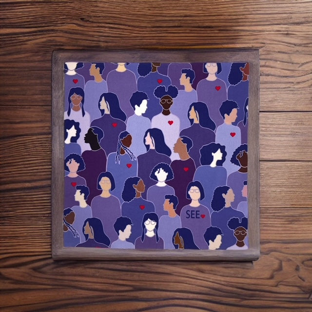 Premium Lens Cloth - The SeeHeart - Purple