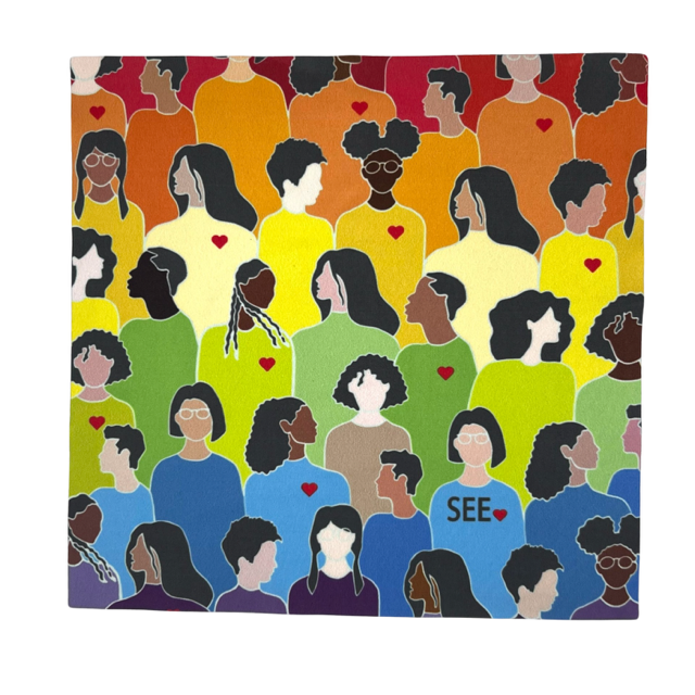 Premium Lens Cloth - The SeeHeart - Rainbow