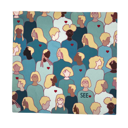 Premium Lens Cloth - The SeeHeart - Teal