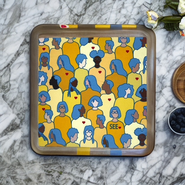 Premium Lens Cloth - The SeeHeart - Yellow