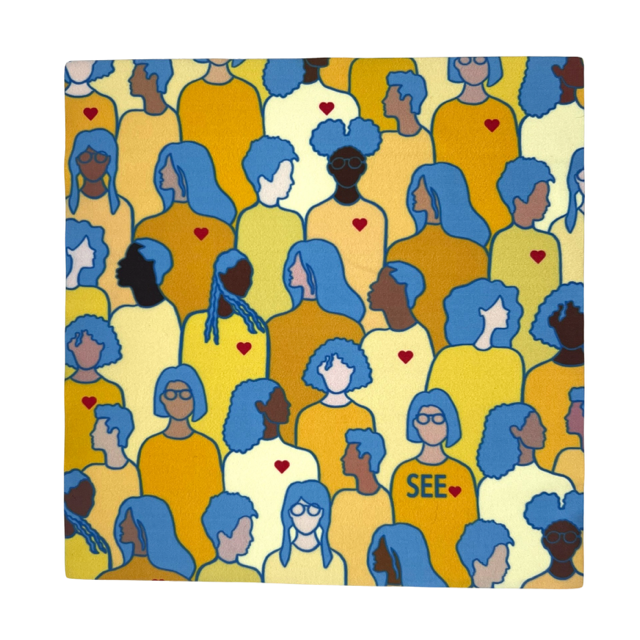 Premium Lens Cloth - The SeeHeart - Yellow