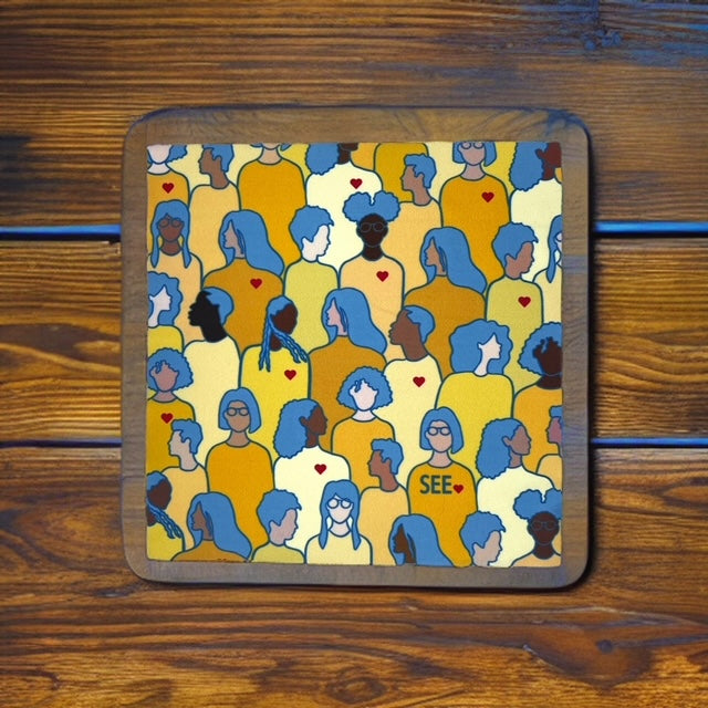 Premium Lens Cloth - The SeeHeart - Yellow